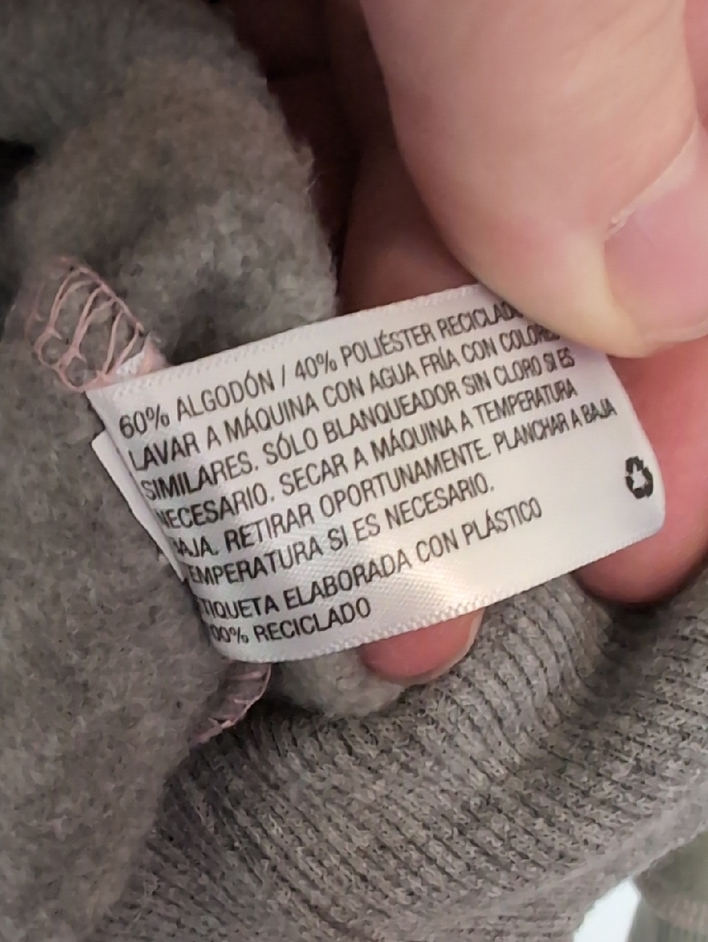 Wild Fable Pink Teal Gray Color Block Crew Neck Sweatshirt Size Extra Small - Picture 3 of 5